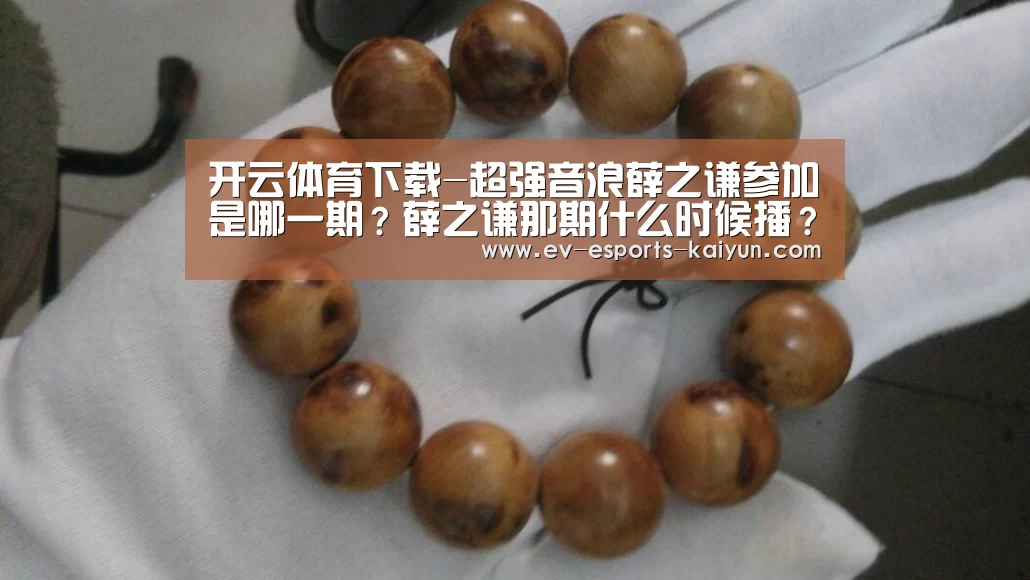 开云体育下载-超强音浪薛之谦参加是哪一期?薛之谦那期什么时候播?(图1) 开云体育下载