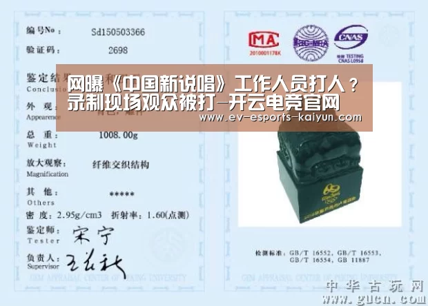 网曝《中国新说唱》工作人员打人?录制现场观众被打-开云电竞官网(图2) 开云体育下载